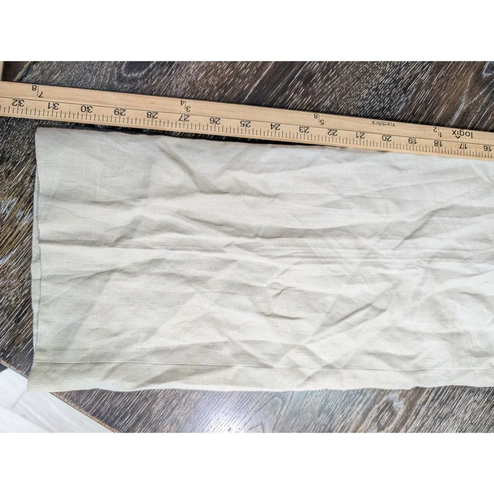 Lauren Ralph Lauren Mens 100% Linen Pants Beige Tan Straight Leg 33W 32L 33x31